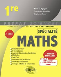 Spécialité Mathématiques : 1re (3e édition)
