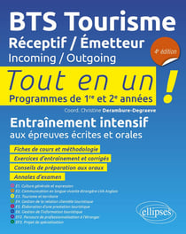 BTS Tourisme. Réceptif / Émetteur. Incoming / Outgoing