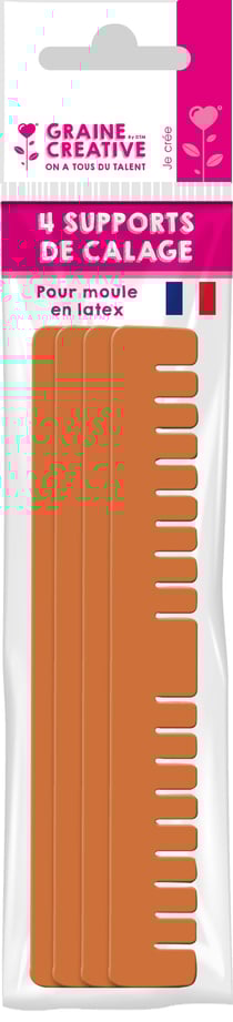 4 supports de calage pour moule latex