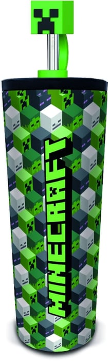 Tumbler avec paille Stor - Minecraft