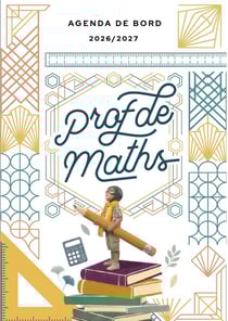 Agenda de bord 2026/2027 professeur de Mathématiques : Carnet de bord A4 pour les enseignants