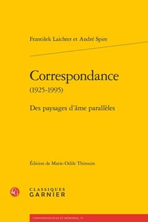 Correspondance (1925-1995) : Des paysages d'âme parallèles