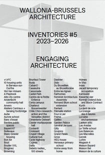 Wallonia-Brussels architecture : Inventories #5 2023-2026 : Engaging architecture
