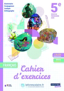 Français - 5e - Cahier d'exercices (édition 2026)