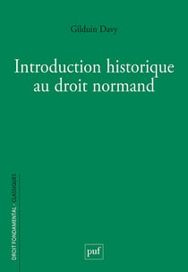 Introduction historique au droit normand