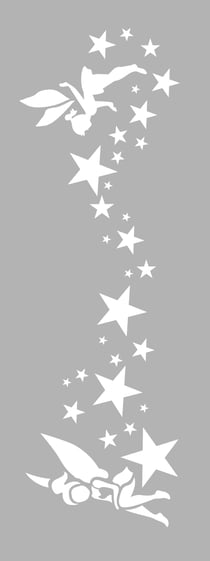 Pochoir décor - 15 x 40 cm - Fées