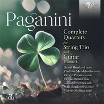 Paganini : Intégrale des quatuors pour guitare et cordes Vol. 1
