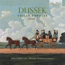 Dussek : Sonates pour violon Vol. 3