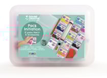 Coffret Fimo + accessoires - 57 g - 12 pièces