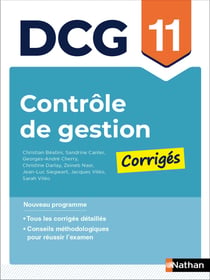 DCG : Contrôle de gestion - Épreuve 11 - Corrigés