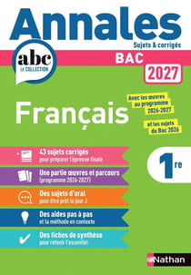 Annales Bac Français 2027