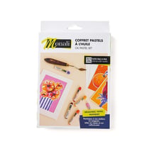Mini coffret pastels à l'huile - Bouquet coloré - 10 pièces - Monali