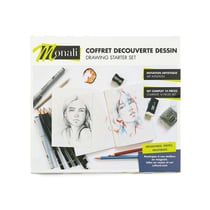 Coffret découverte dessin - 12 pièces - Monali