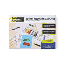 Coffret découverte peinture acrylique - 26 pièces - Monali