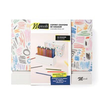 Coffret 48 crayons de couleur - Monali