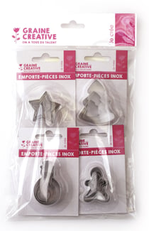 12 mini emporte-pièces Noël