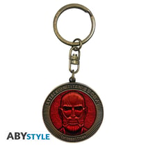 Attack on Titan - Porte-clés - Médaillion Titan Colossal