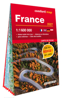 France 2027 1/1.600.000 (carte poche format laminée)