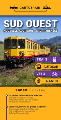 France Sud-Ouest en train+bus (édition 2026)