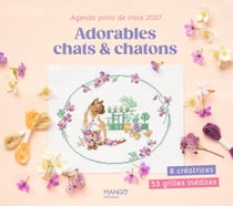 Agenda point de croix : Adorables chats & chatons (édition 2027)