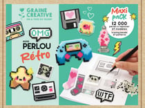 Kit mini perlou - Graine Créative - retro