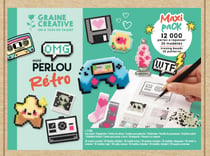 Kit mini perlou - Graine Créative - retro