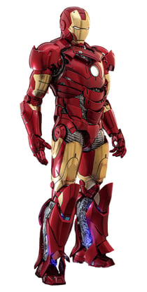 Iron Man figurine Movie Masterpiece Diecast 1/6 Iron Man Mark III (Armor Suit Up Version) 32 cm
