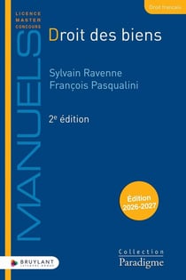 Droit des biens (édition 2026/2027)