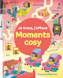 Je trace, j'efface : Moments cosy - Je trace, j'efface - dès 3 ans