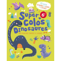 Mes planches d'artiste à colorier - dinosaures