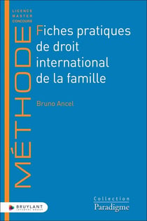 Fiches pratiques de droit international de la famille
