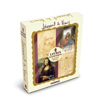 Livres magnétiques - Léonard de Vinci (1 coffret, 4 magnets (FR-ING)