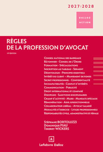 Règles de la profession d'avocat (édition 2027/2028)