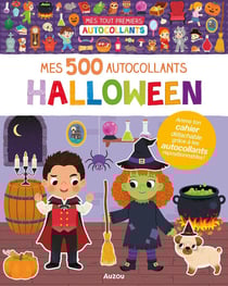500 autocollants halloween