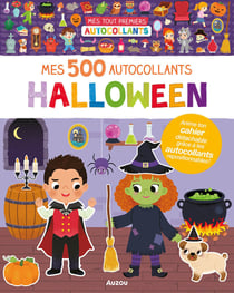 500 autocollants halloween