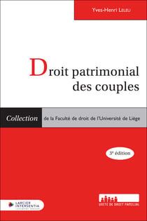 Droit patrimonial des couples - 3ème édition