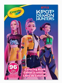 Cahier de Coloriage Crayola - KPop Demon Hunters