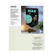 Kit de 4 thermocollants pour sublimation - Cricut™ - A4 - Phosphorescent