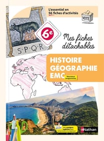 Histoire-Géographie-EMC - 6e - Mes fiches détachables (édition 2026)