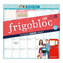 Frigobloc : Calendrier mensuel aimanté - Calendrier sur 2 ans (édition 2027/2028)