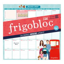 Frigobloc : Calendrier mensuel aimanté - Calendrier sur 2 ans (édition 2027/2028)