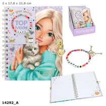 Journal avec cadenas et bracelet - Top Model