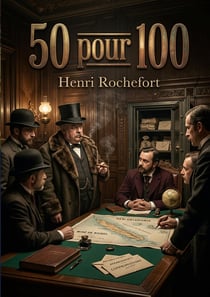 50 pour 100 : Une satire sociale mordante signée Henri Rochefort, offrant une plongée dans les coulisses politiques et financières du XIXe siècle.