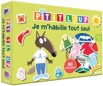 Mon petit coffret aimanté : P'tit loup : Je m'habille tout seul