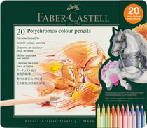 Boîte de 20 crayons Polychromos -Faber Castell