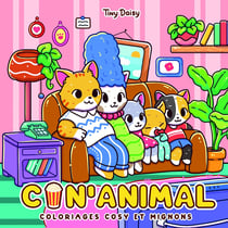Cin'animal : coloriages cosy et mignons