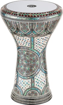 Meinl AEED3 Artisan Mosaic Blue Pearl - Doumbek - Aluminium, peau synthétique - 22 x 42,5 cm 