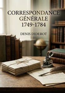 Correspondance générale - 1749-1784 : Une exploration des échanges épistolaires de Denis Diderot entre 1749 et 1784, offrant un aperçu de sa pensée et de ses relations avec les figures intellectuelles de son époque