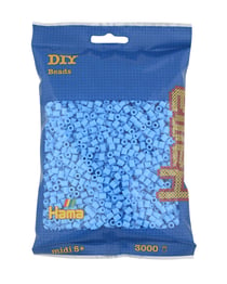Lot de 3000 perles à repasser MIDI bleu pastel - Hama