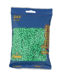 Lot de 3000 perles à repasser MIDI vert clair - Hama
